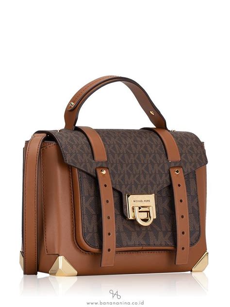 michael kors whitney satchel|michael kors manhattan leather satchel.